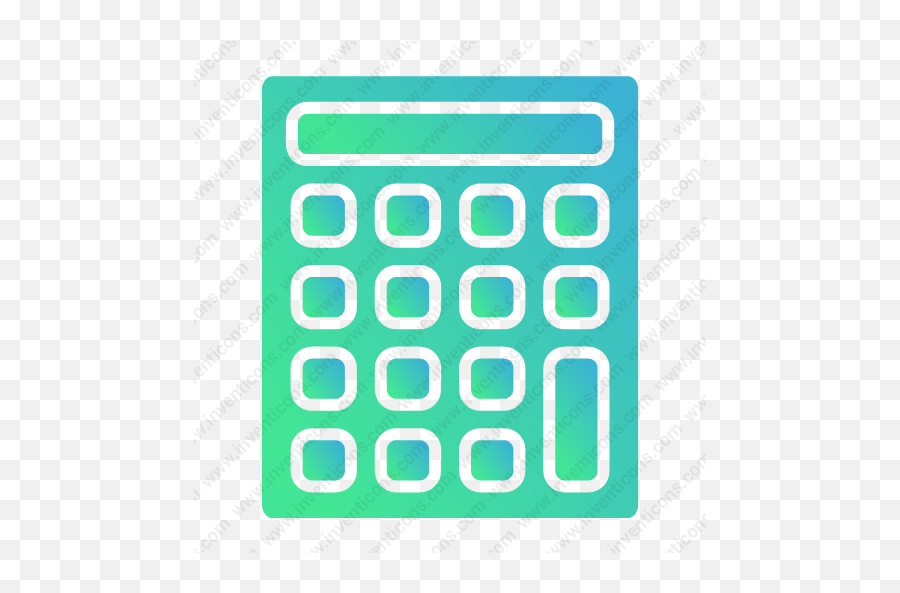 Download Calculator Vector Icon - Teal Photo Icon Calculatir Emoji,Calculator Logo