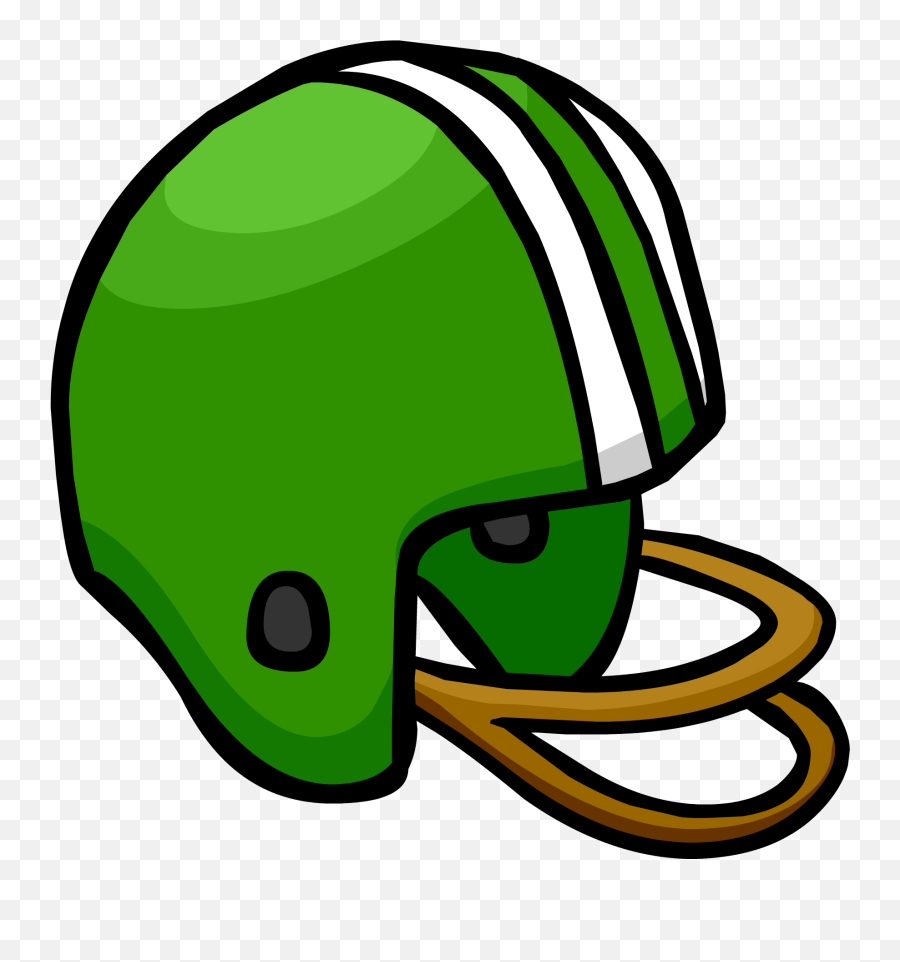 Green Football Helmet - Green Football Helmet Png Emoji,Football Helmet Png