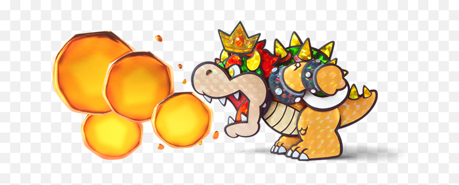 Bowser - Paper Mario Sticker Star Personajes Emoji,Bowser Png