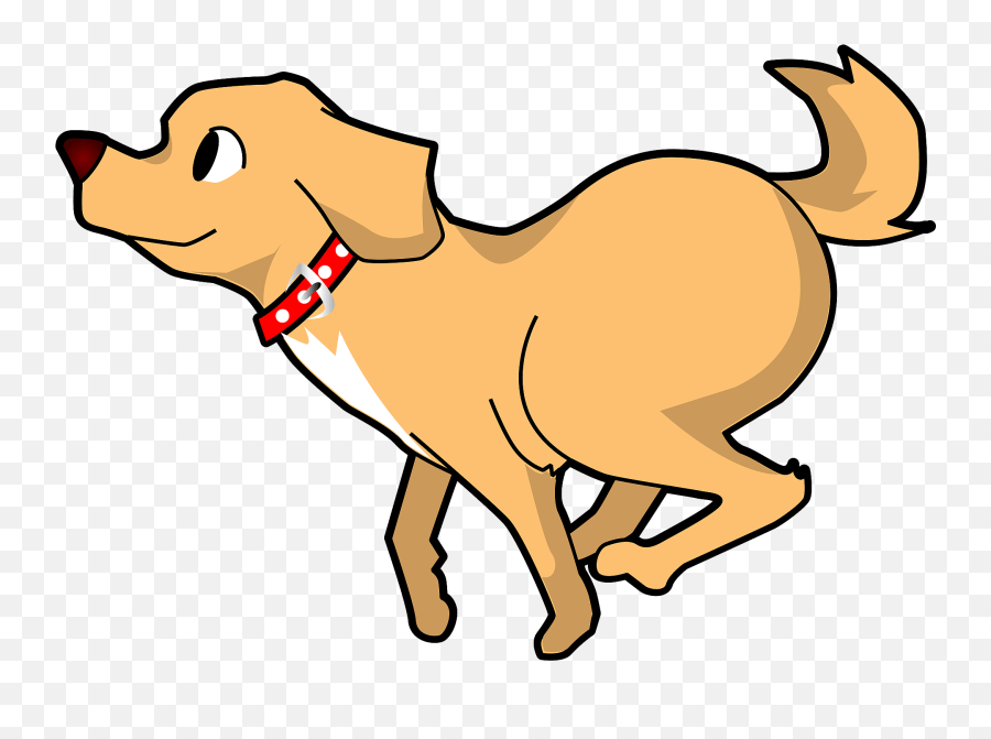 Dog Is Running Clipart - Dog Running Cartoon Png Emoji,Running Clipart