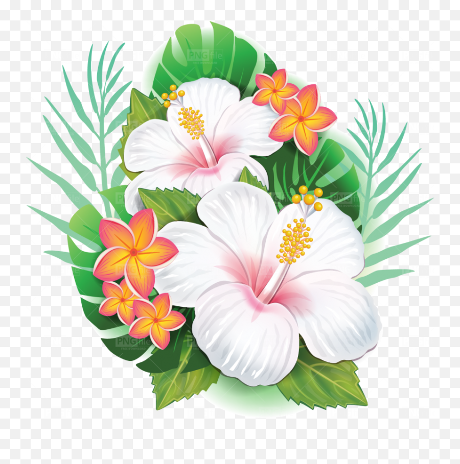 Tropical Flower Png Free Download - Photo 522 Pngfilenet Free Tropical Flower Png Emoji,Flower Png