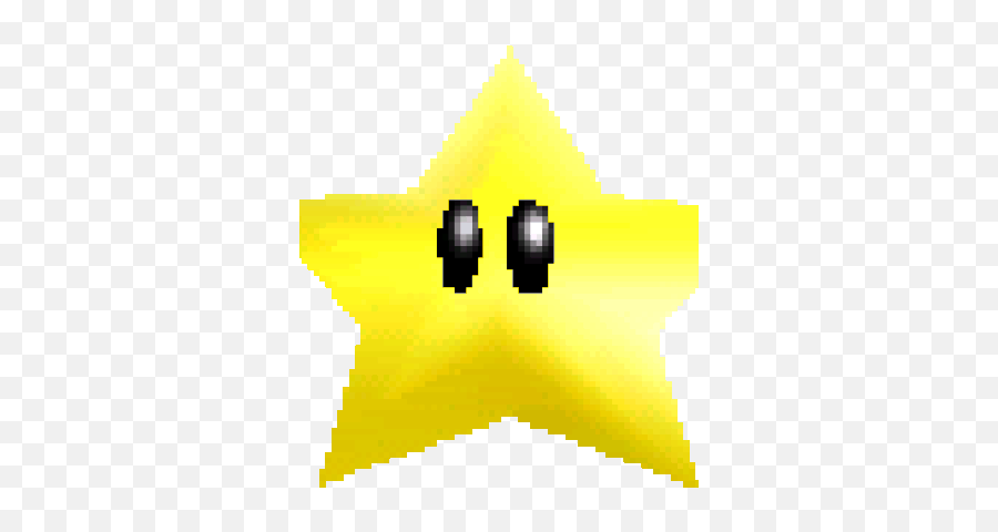Power Star - Mario 64 Star Emoji,Star Gif Transparent