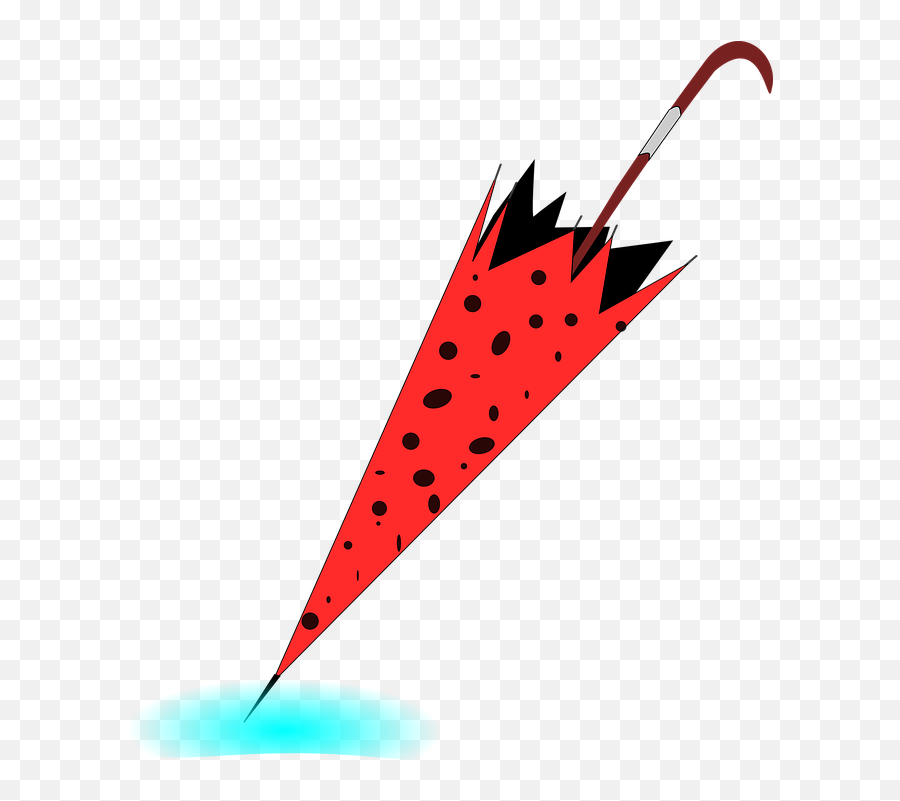 Umbrella Red Rain - Free Vector Graphic On Pixabay Transparent Closed Umbrella Clipart Emoji,Umbrella Transparent Background