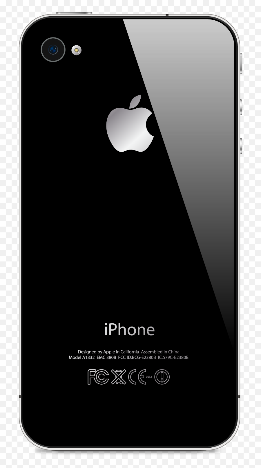 Apple Iphone Png Transparent Free Images - Apple Phone Png Hd Emoji,Iphone Transparent
