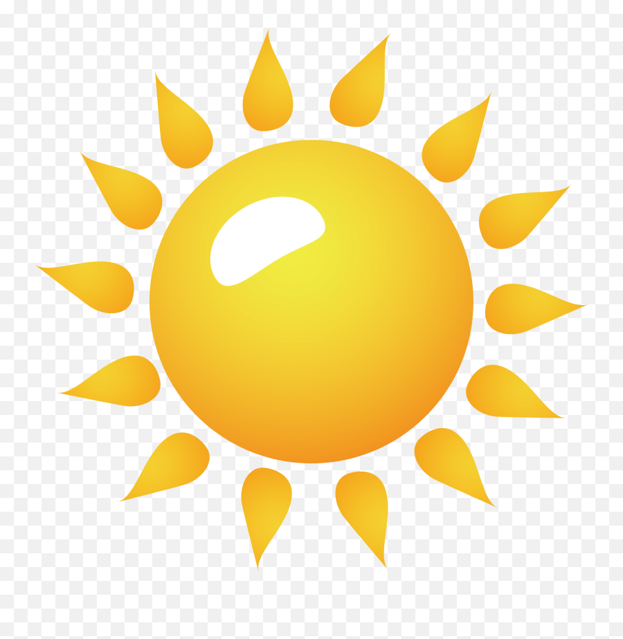 Sun Clipart Png Transparent Png Image Emoji,Sun Silhouette Png