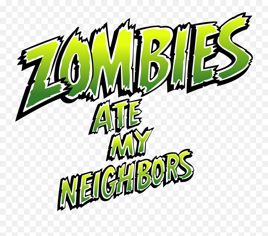 Logo For Zombies Ate My Neighbors By Realsayakamaizono Emoji,Zombie Logo