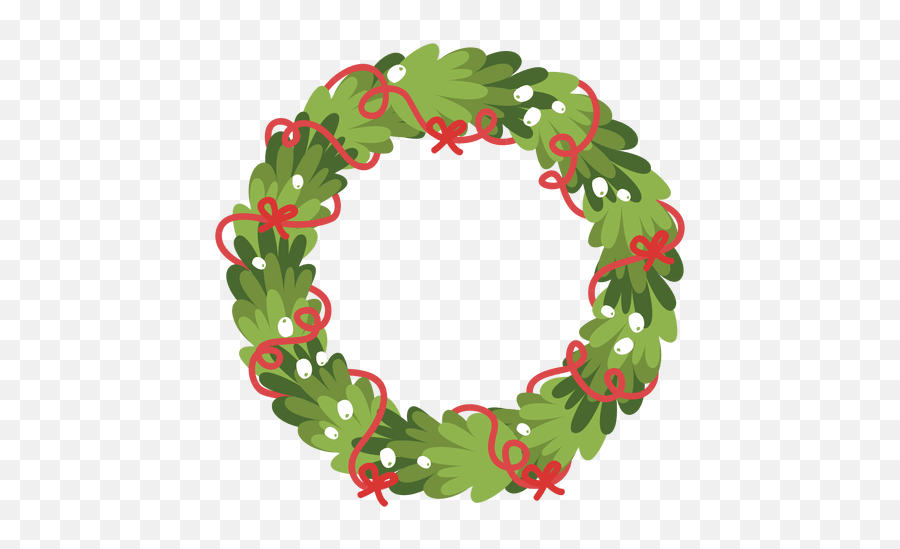 Christmas Wreath Garland Clip Art - Watercolor Wreath Png Christmas Wreath Icon Png Emoji,Christmas Garland Clipart