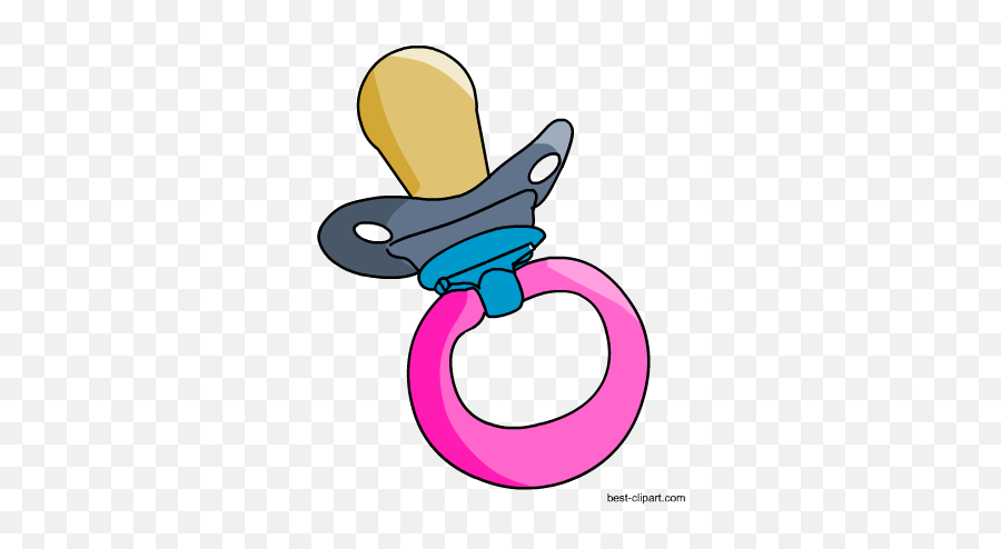 Free Baby Shower Clip Art - Girly Emoji,Pacifier Clipart