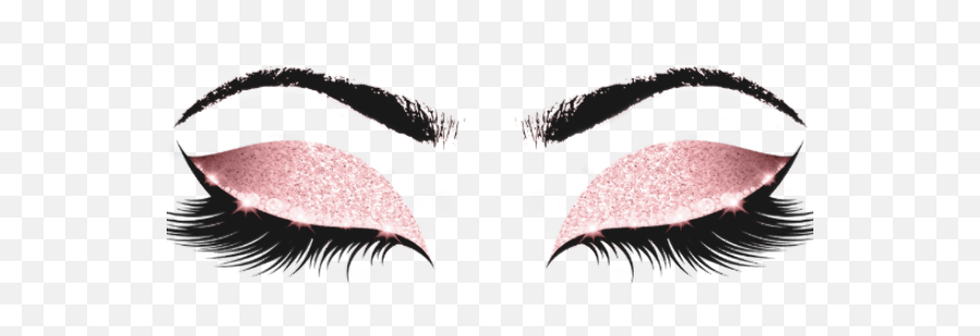 Lashes Beauty Beauty Studio Pink Makeup - Sparkly Emoji,Eyelashes Clipart