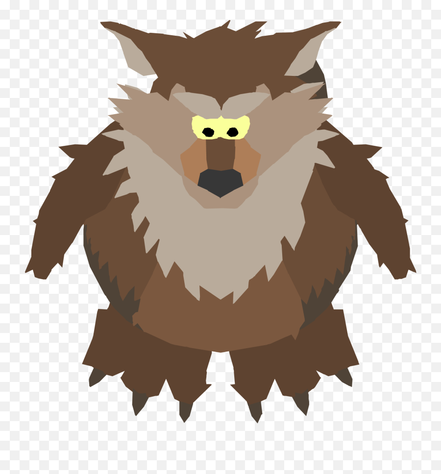 Brown Werewolf - Ipanema Emoji,Werewolf Clipart