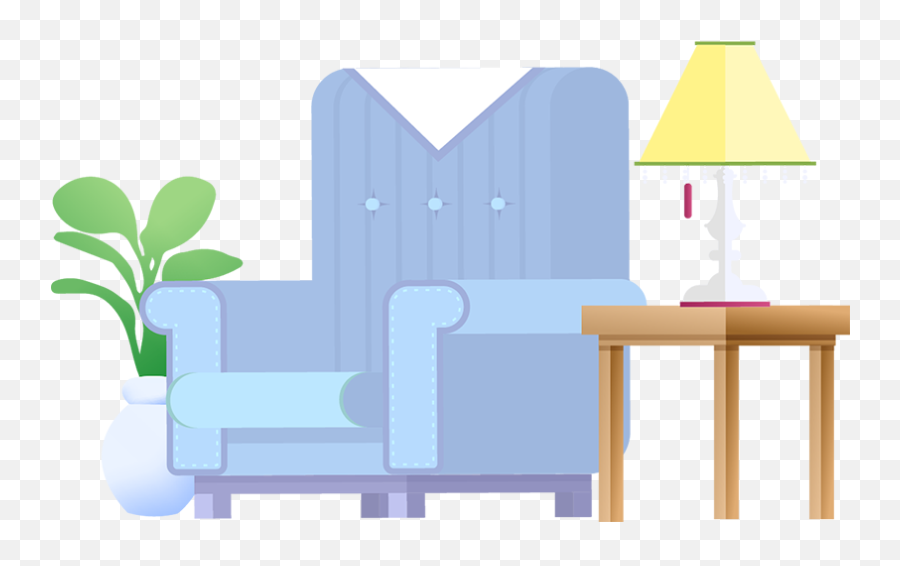 Zesty Maids Clean Living Room - Furniture Style Emoji,Living Room Clipart