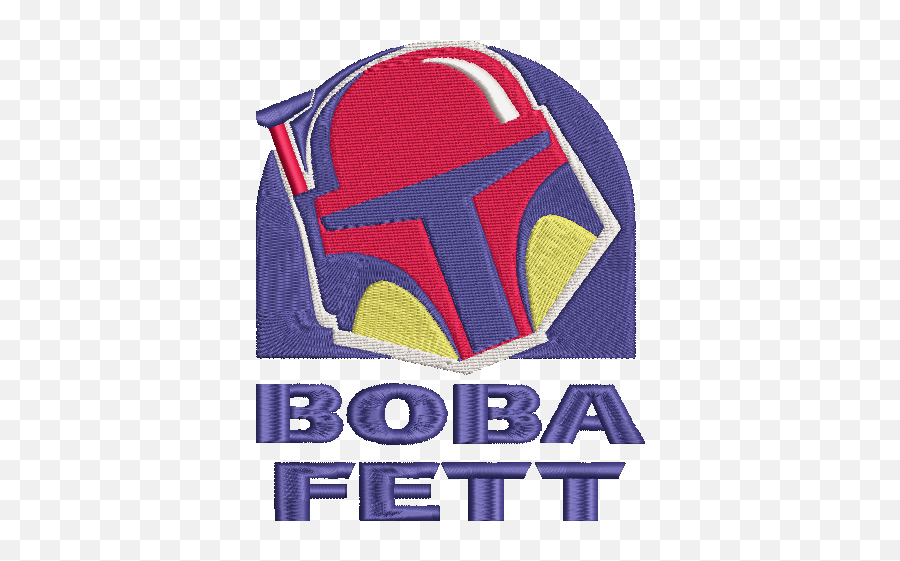 Taco Bell Boba Fett Digitial Embroidery File 2 Sizes - For American Football Emoji,Taco Bell Logo