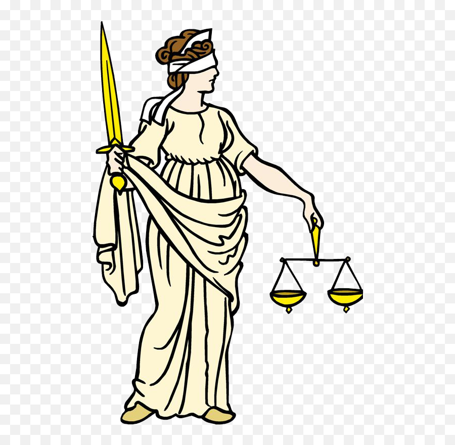 Justice Clipart Lady Justice Justice - Justice Drawing Png Emoji,Justice Clipart