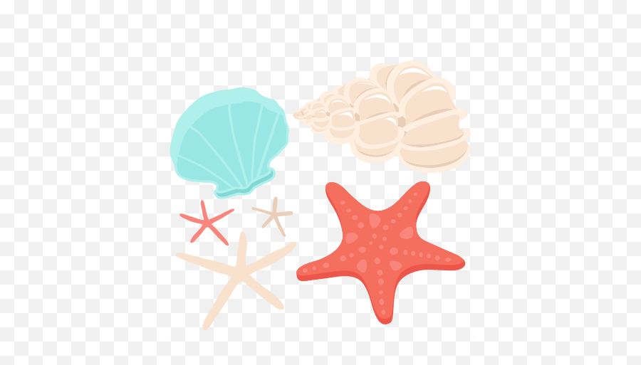 Seashell Clip Art Sea Shells Clip Art - Clip Art Seashell Png Emoji,Seashell Clipart