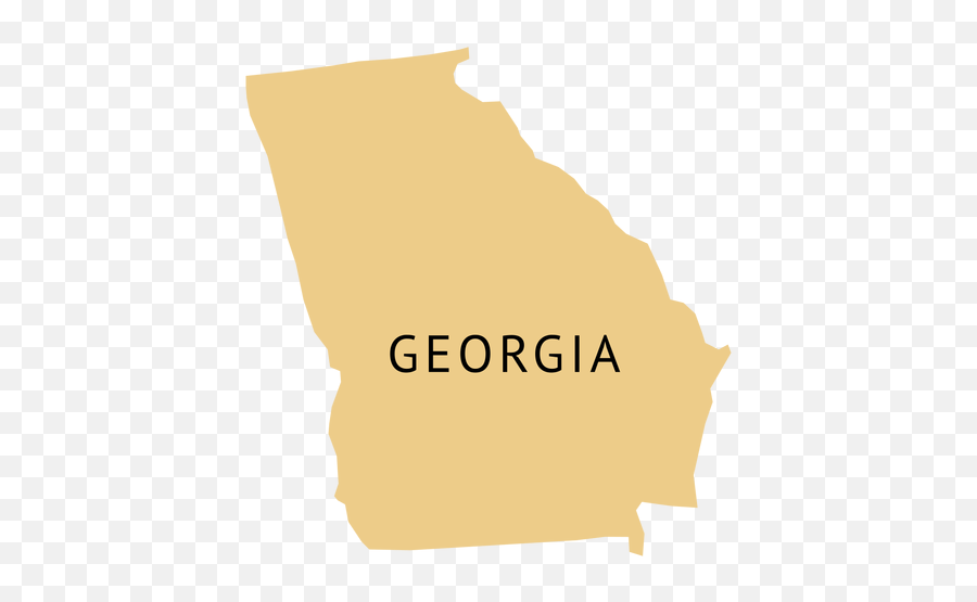 Georgia State Plain Map - Georgia Transparent Background Emoji,Georgia Png