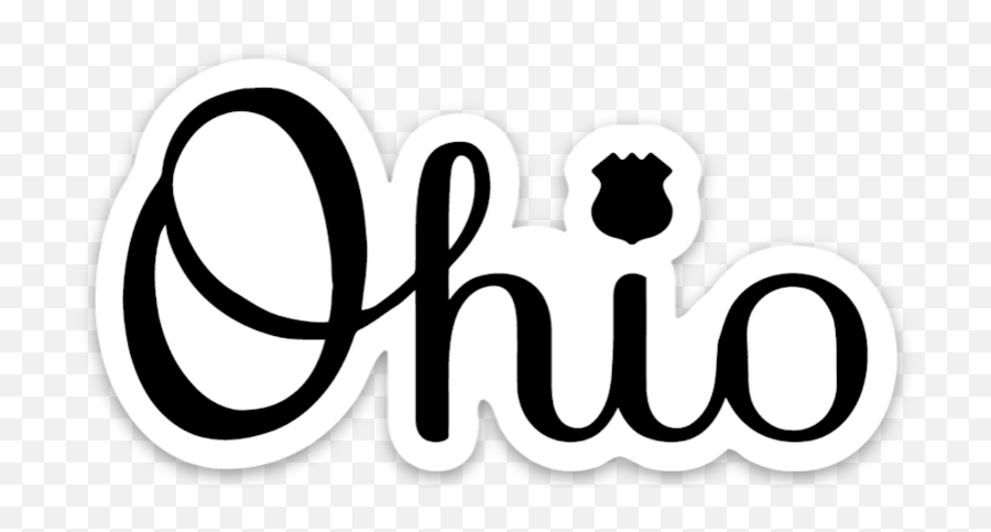 Ohio Police Sticker Transparent - Dot Emoji,Ohio Clipart