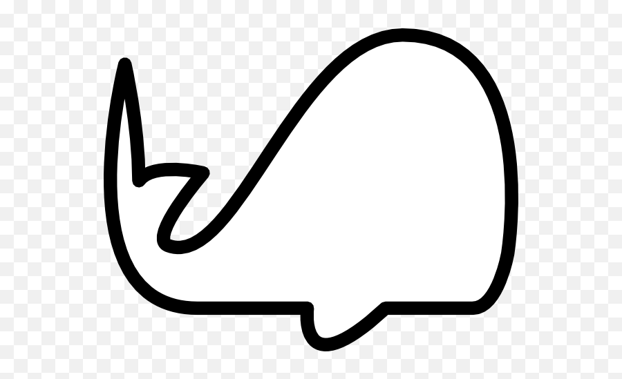 White Whale Outline Clip Art Emoji,Whale Tail Clipart