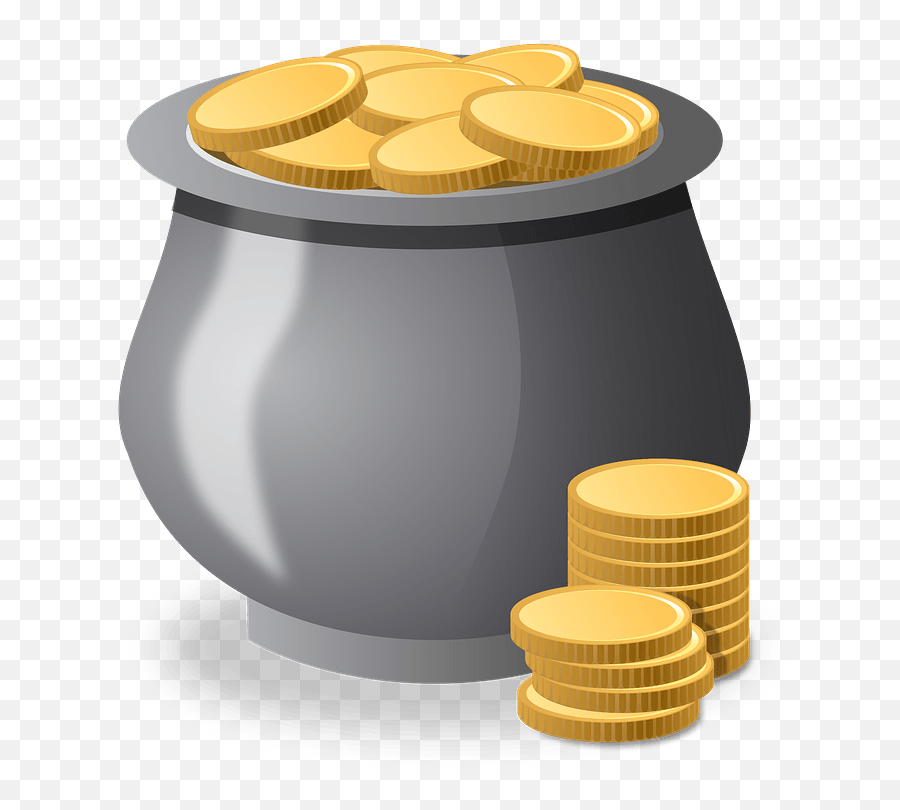 Pot - Money Pot Clipart Emoji,Pot Of Gold Clipart