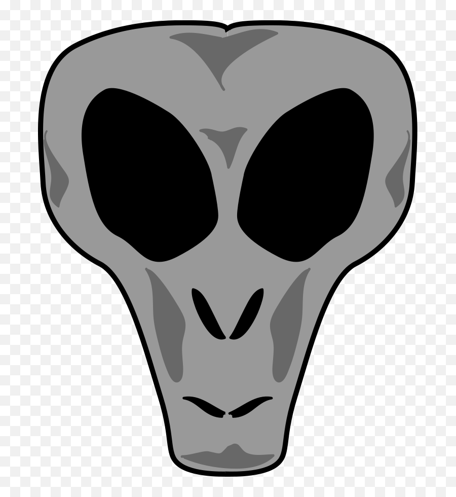 Alien Head Clip Art At Clkercom - Vector Clip Art Online Emoji,Alien Face Png