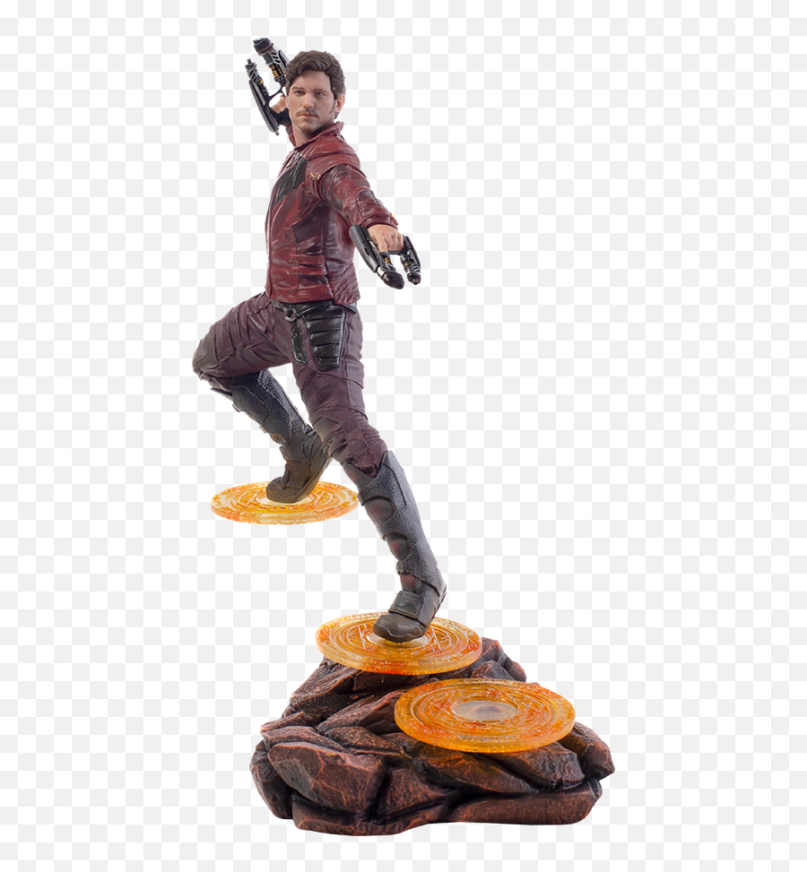 Marvel Star - Lord Statue By Iron Studios Sideshow Collectibles Emoji,Starlord Png