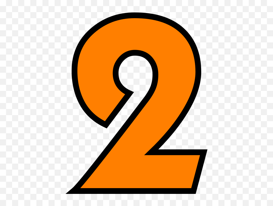 Number Two Clip Art At Clkercom - Vector Clip Art Online Emoji,Two Clipart