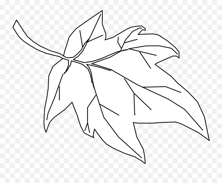 Free Vector Graphic Maple Leaf Outline - Clip Art Emoji,Nature Clipart