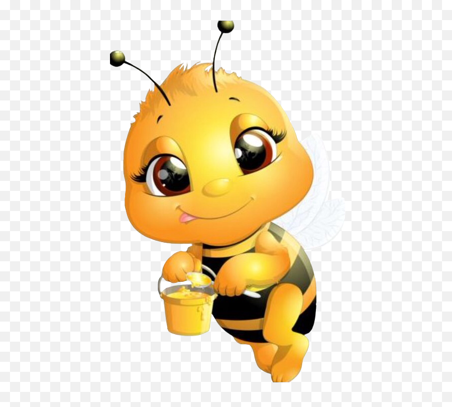 Schoney Sticker - Cartoon Bee Clipart Png Download Full Emoji,Bee Emoji Png