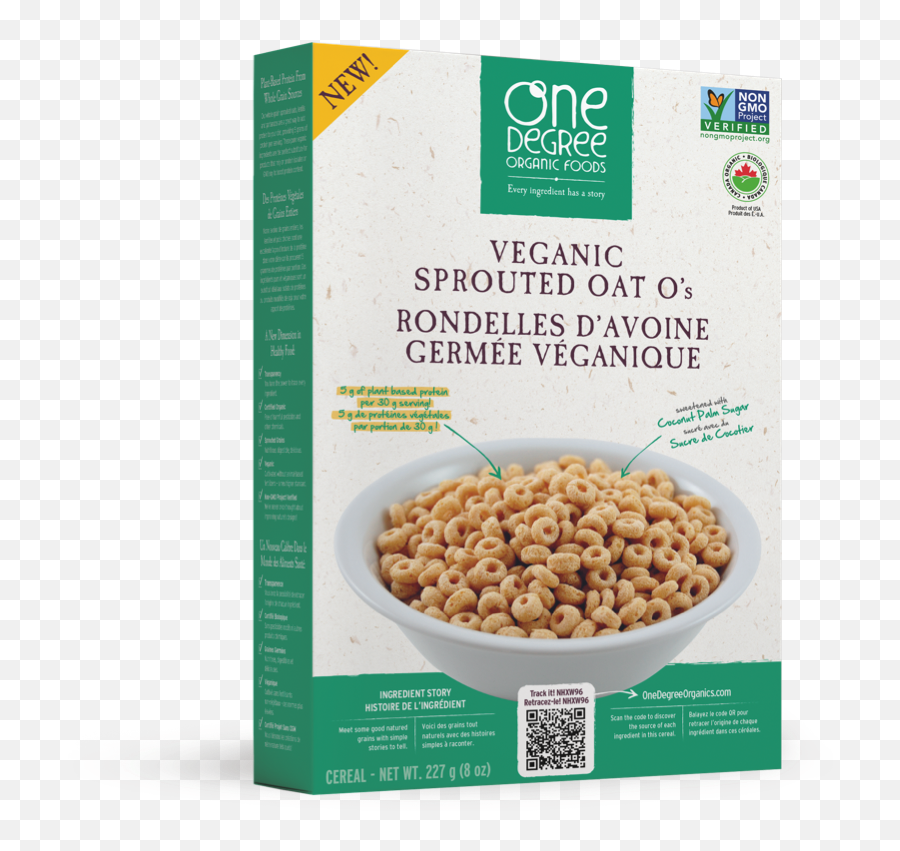 Sprouted Oat Ou0027s - One Degree Organics Emoji,Oats Png