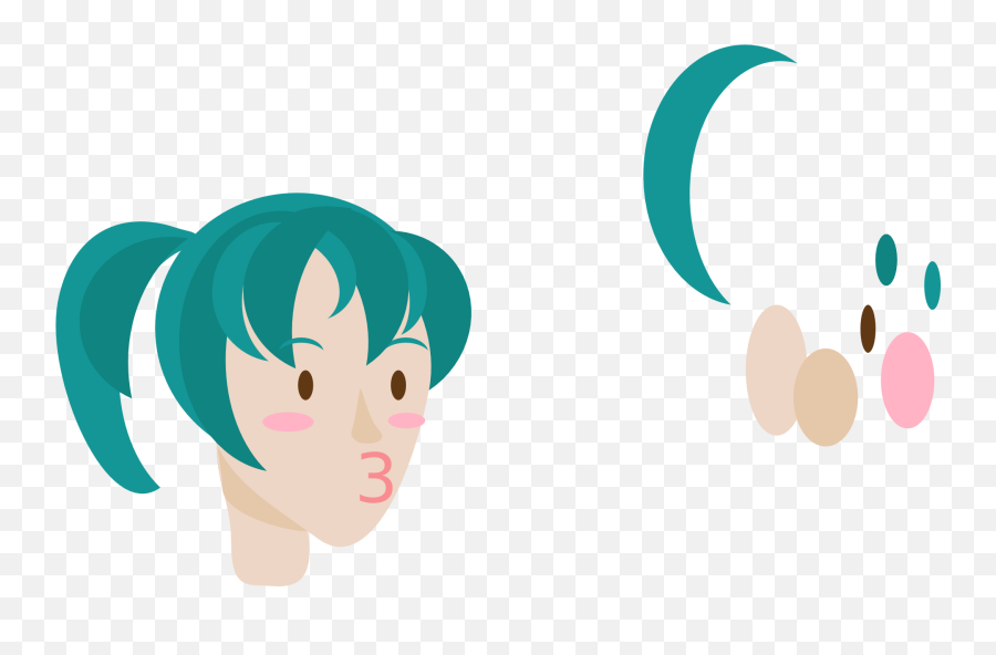 Anime Girl As An Illustration - Anime Emoji,Anime Girl Transparent