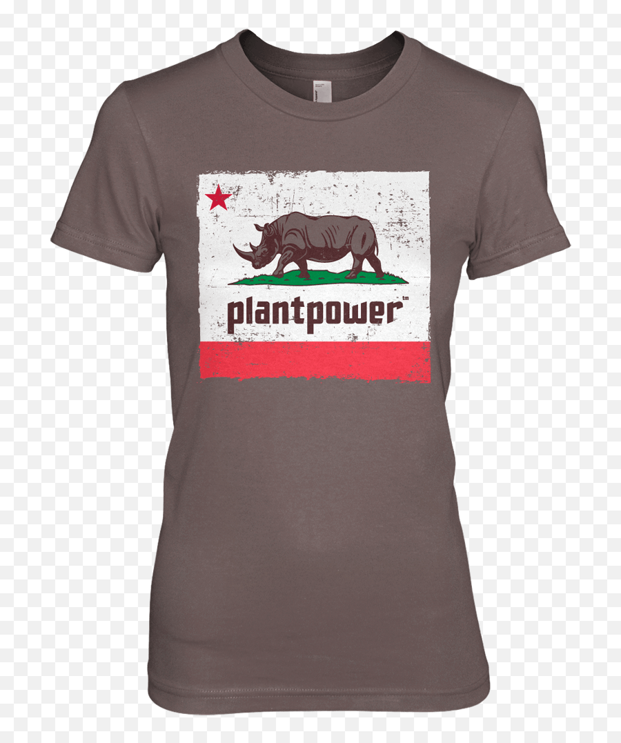 Plantpower Flag Womens Tee Emoji,California Flag Png