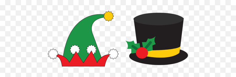 Christmas Hat Head Accessories Vectors - Cylinder Emoji,Santa Hat Transparent Background