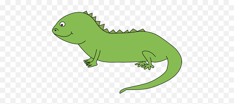 Iguana Clip Art Cartoon Animals - Iguana Clipart Emoji,Lizard Clipart