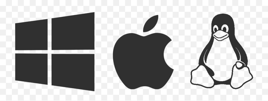 Download Hd Windows Mac Linux Logo Transparent Png Image - Linux Emoji,Windows 95 Logo