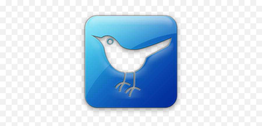 Download Twitter Bird Logo Icon - Blue Jelly Social Media Twitter Emoji,Jelly Logo