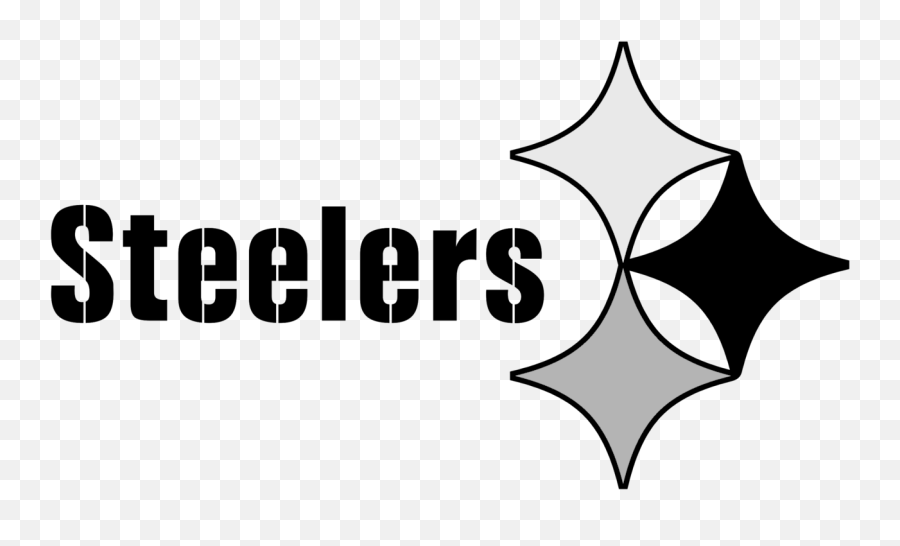 Steelers Logo Black And White - Dot Emoji,Steelers Logo Black And White