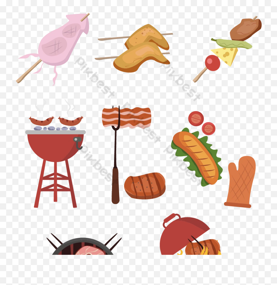 Barbecue Grill Bbq Grill Outdoor Barbecue - Dish Emoji,Bbq Png