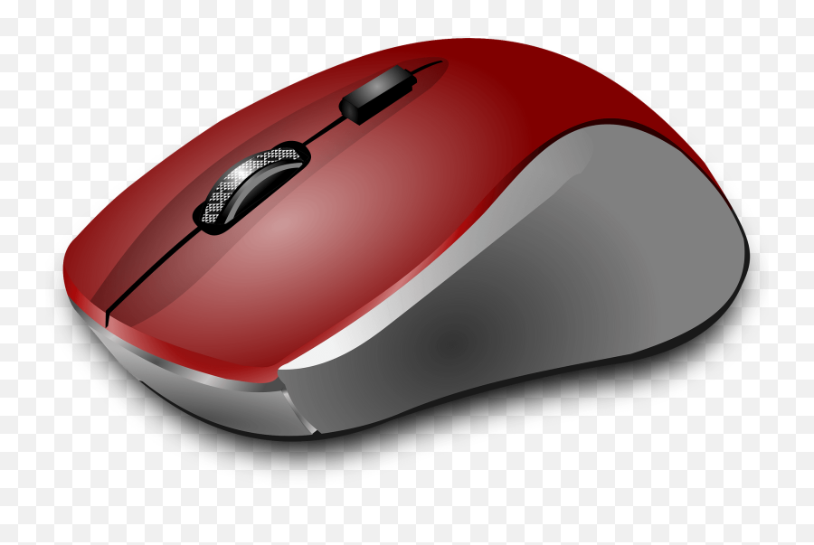 Red Computer Mouse Clipart Free Download Transparent Png - Mouse Of Computer Clipart Emoji,Pc Png