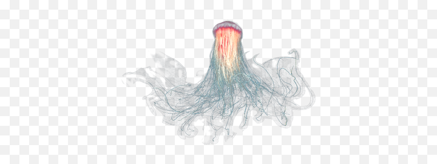 Angry Jellyfish Clipart Transparent Png - Transparent Background Jellyfish Png Emoji,Jellyfish Clipart