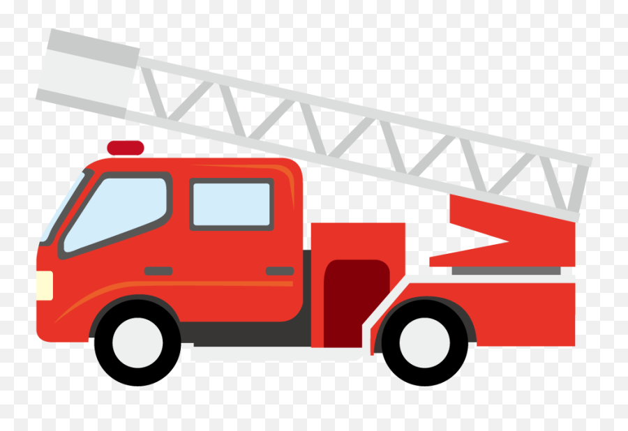 Fire Department Clip Art - Animated Fire Truck Transparent Background Emoji,Firefighter Clipart