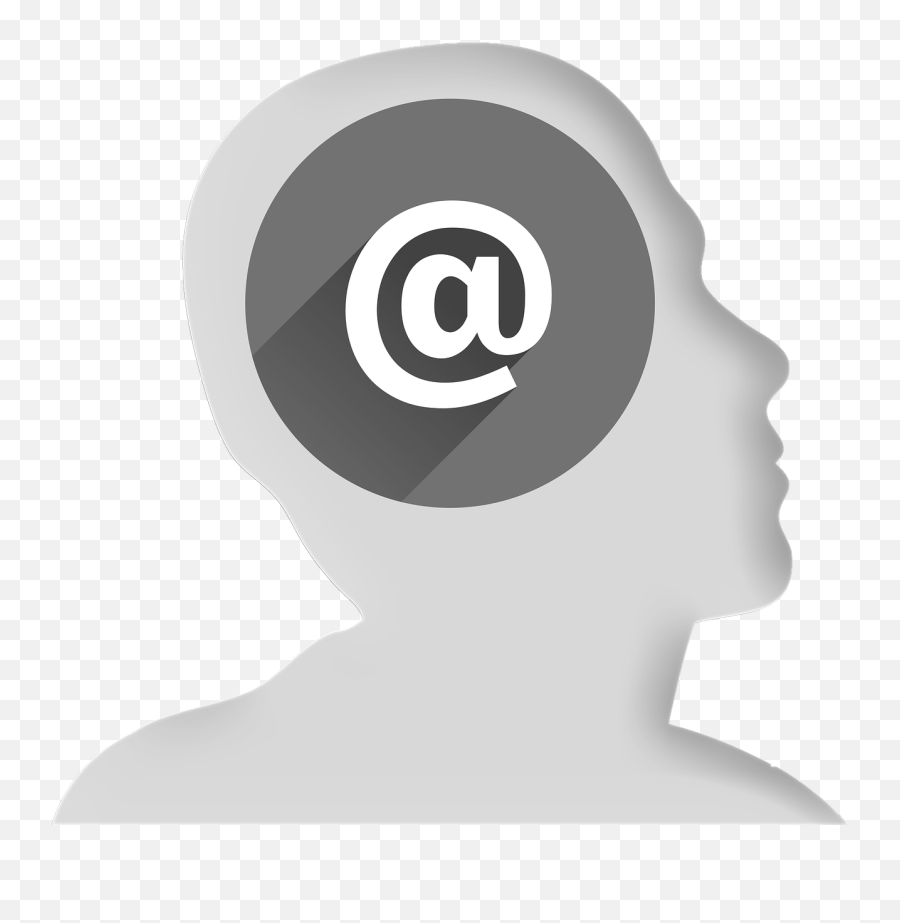 Icon Head Profile At Email Png - Funciones De Compra Emoji,Email Symbol Png