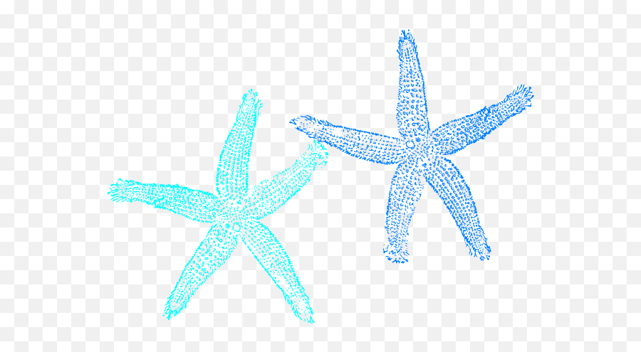 Blue Starfish Clipart - Blue Starfish Clip Art Emoji,Blue Starfish Logo