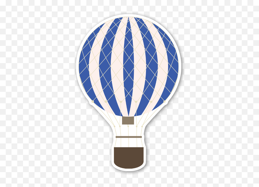 Pin On First Birthday - Hot Air Balloon Stickers Blue Emoji,Hot Ones Logo
