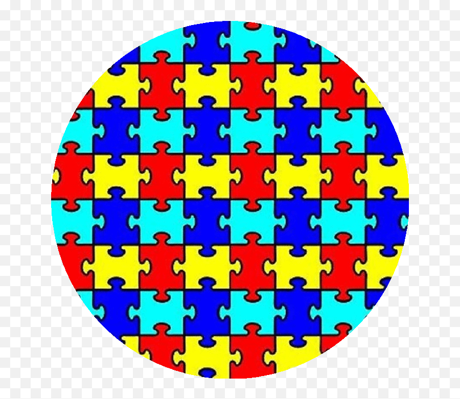 Lw Autism Puzzle - Autism Puzzle Htv Emoji,Autism Clipart