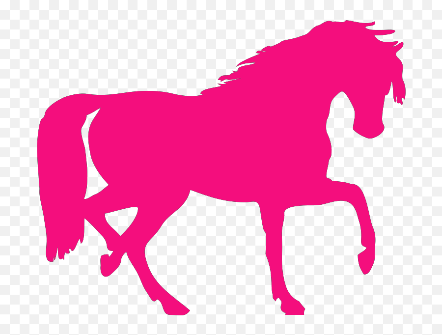Hot Pink Horse Svg Vector Hot Pink Horse Clip Art - Svg Clipart Emoji,Horse Clipart Outline
