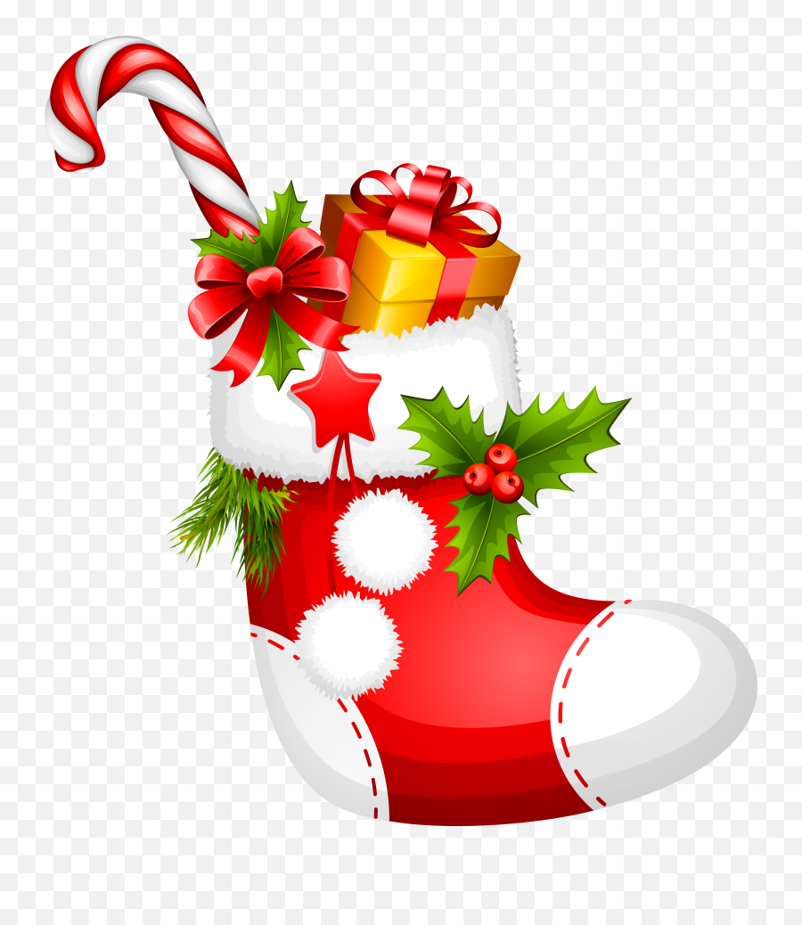Transparent Christmas Stocking Png - Clip Art Library Christmas Socks Clipart Png Emoji,Sock Clipart