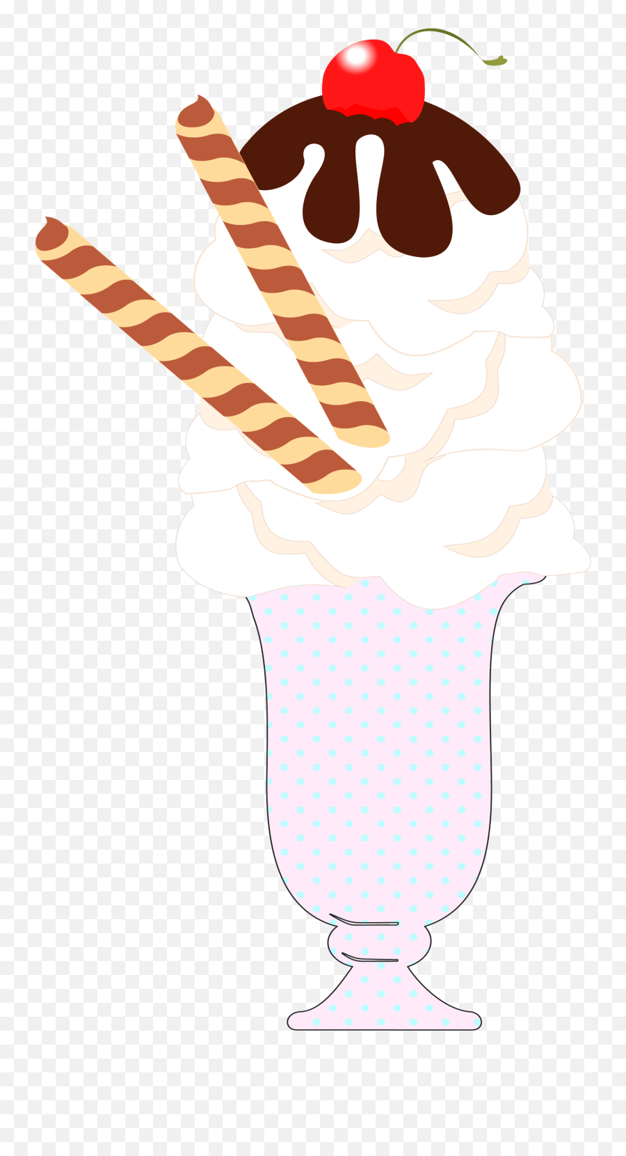 Sundae Clipart Milkshake Sundae Milkshake Transparent Free - Animated Ice Cream High Resolution Emoji,Ice Cream Sundae Clipart