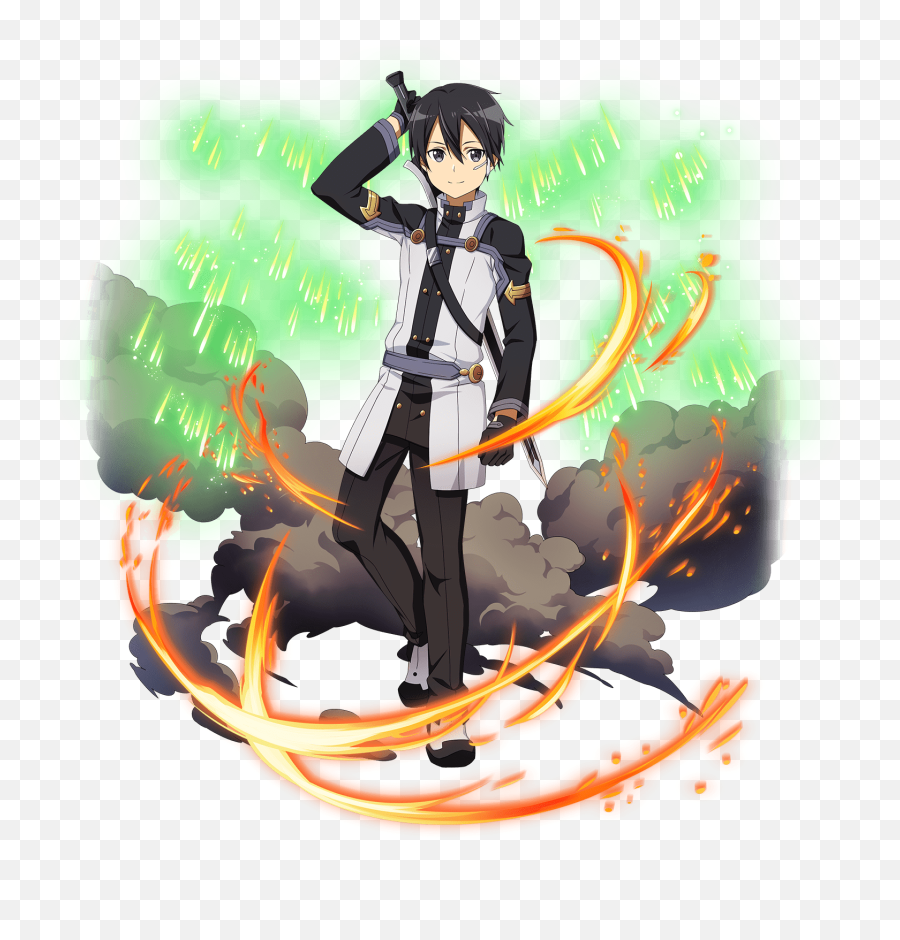 Saotopiconline On Twitter Sword Art Online Kirito Anime - Kirito Hd Png Emoji,Sword Art Online Logo