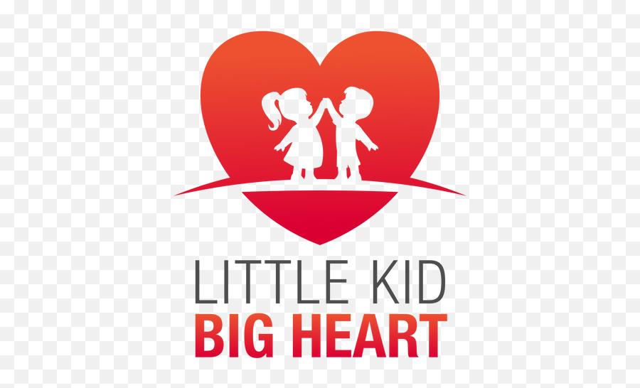 Little Kid Big Heart - Language Emoji,Heart Logo