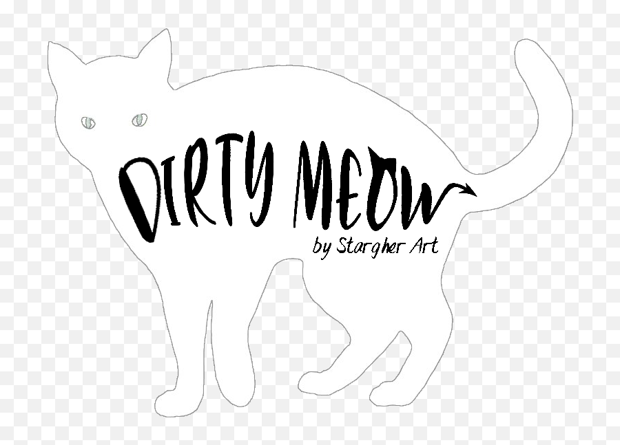 Dirty Meow Your Online Alternative Store - Language Emoji,Cat Logo