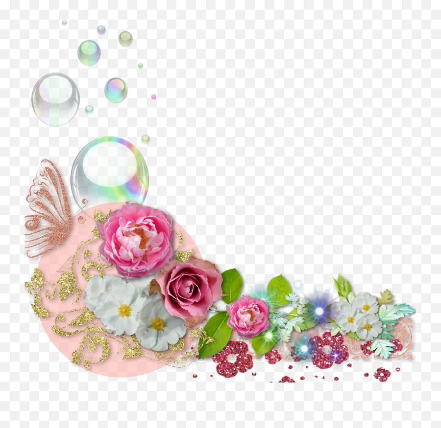Cluster Scrapbook Flowers Spring Pink Flowercluster - Scrapbooking Clusters Png Emoji,Pink Flowers Png